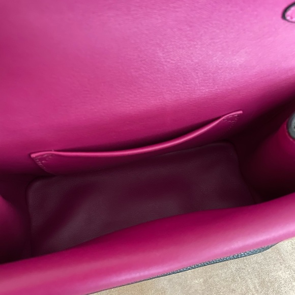 Christian Dior Be Bag Pebbled Leather Mini Satchel - Picture 8 of 14